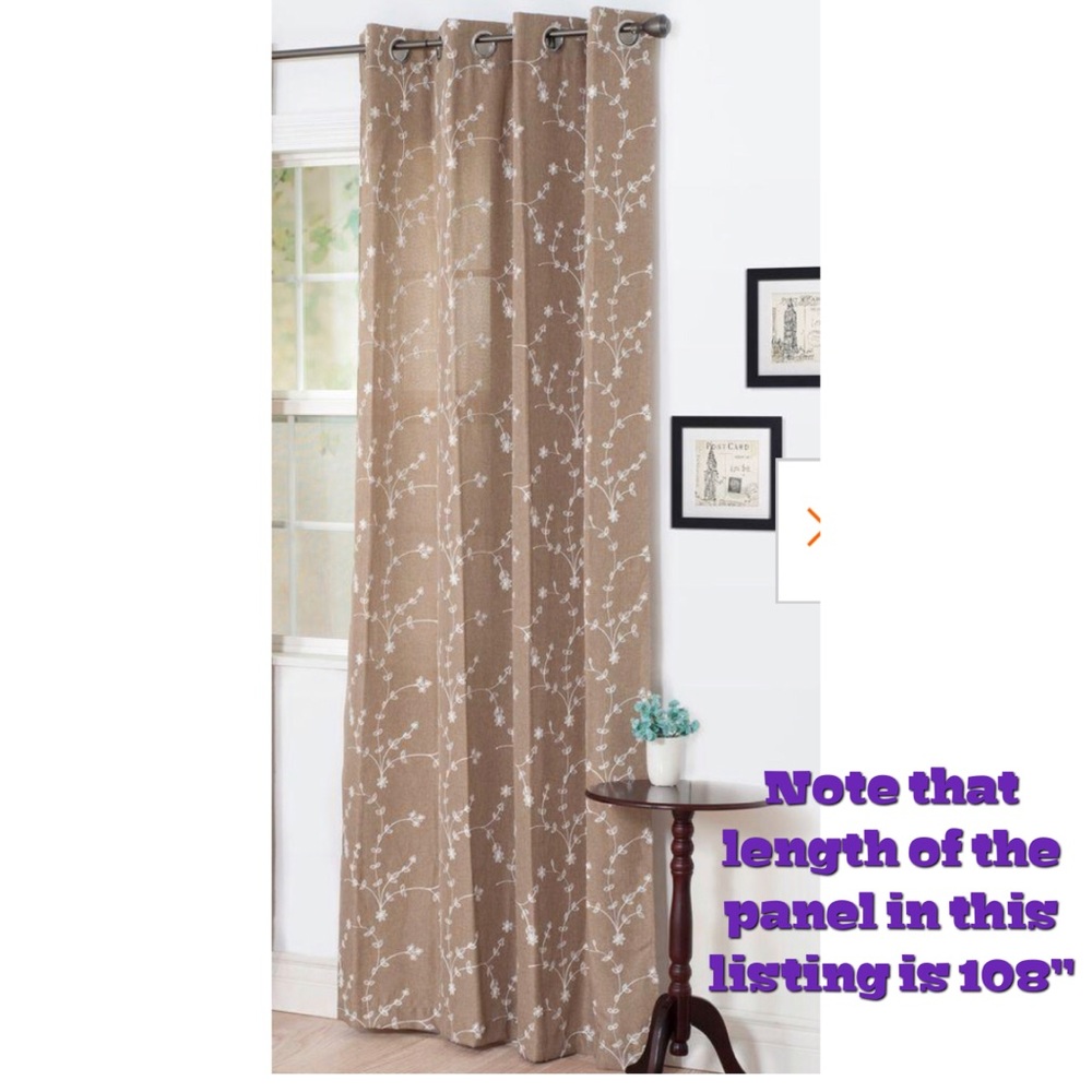 👯‍♀️Host Pick⚡️Lavish Home Inas Grommet Panel - Picture 2 of 6